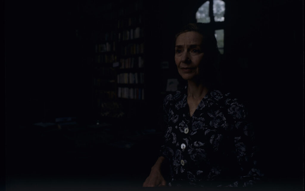 Julie’s mother (Emmanuelle Riva) in a nursing home.