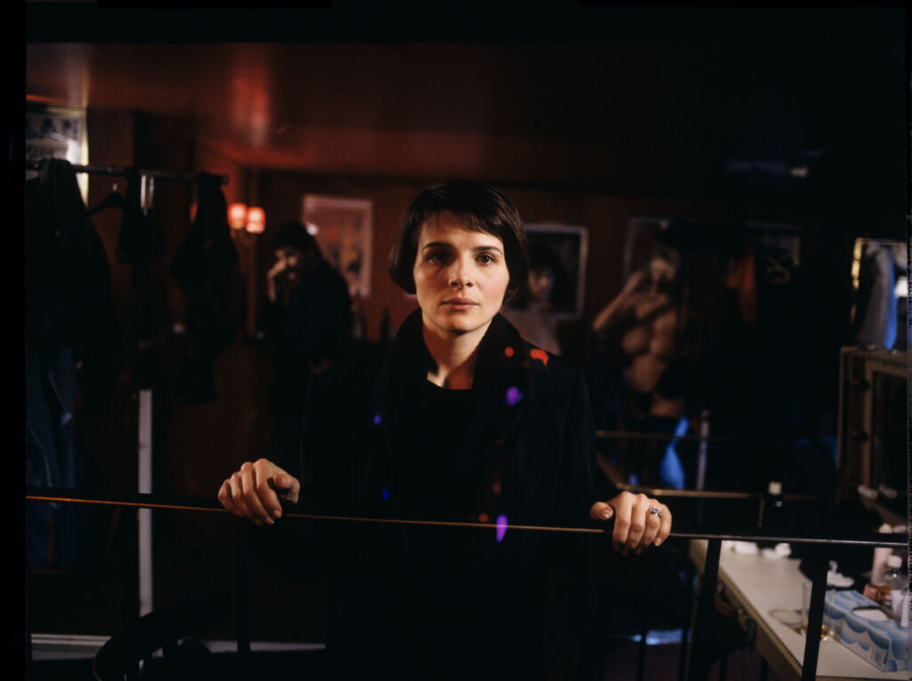 Julie (Juliette Binoche), in a scene at the Paris Live-Show nightclub.