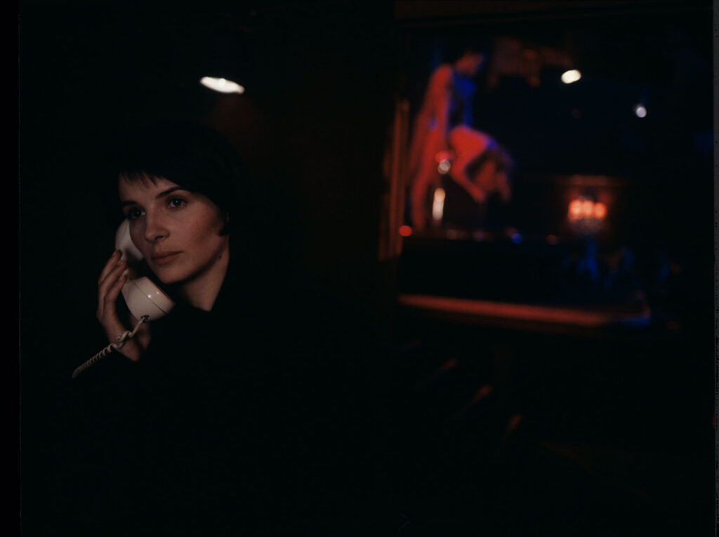 Julie (Juliette Binoche), in a scene at the Paris Live-Show nightclub.