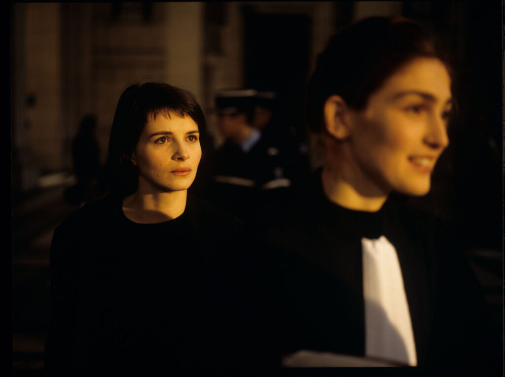 A scene at the Palais de Justice in Paris.