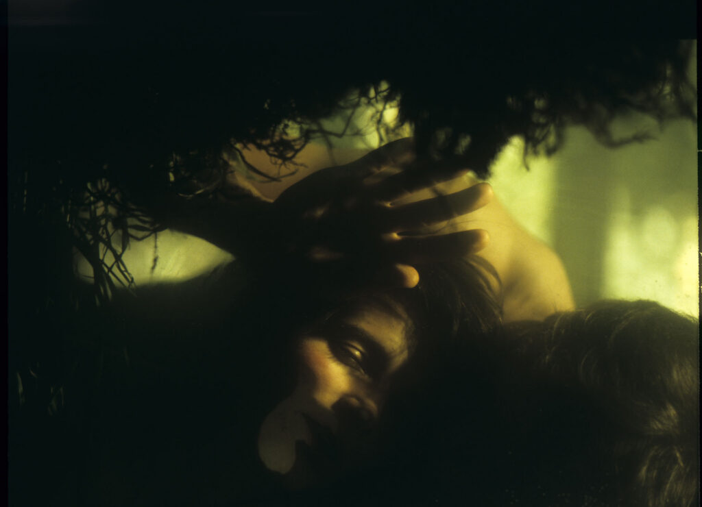 Julie (Juliette Binoche) and Olivier (Benoît Régent) in the film’s final intimate scene.
