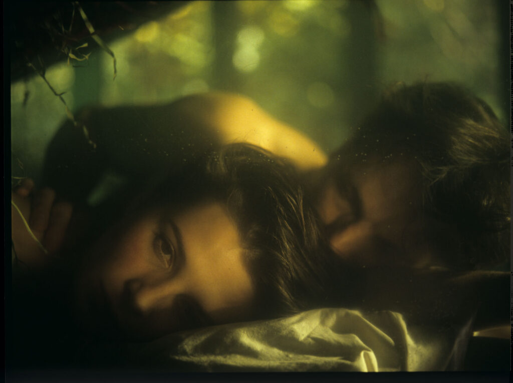 Julie (Juliette Binoche) and Olivier (Benoît Régent) in the film’s final intimate scene.