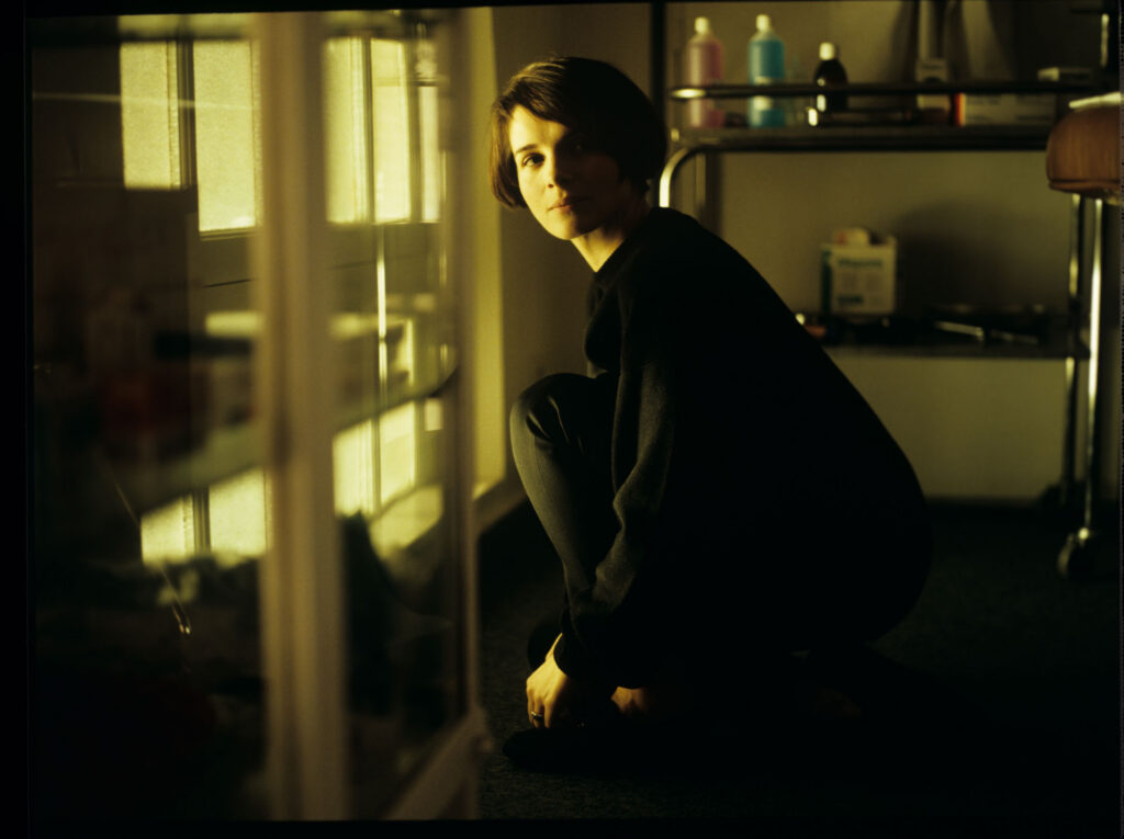 Julie (Juliette Binoche) after a doctor's visit.