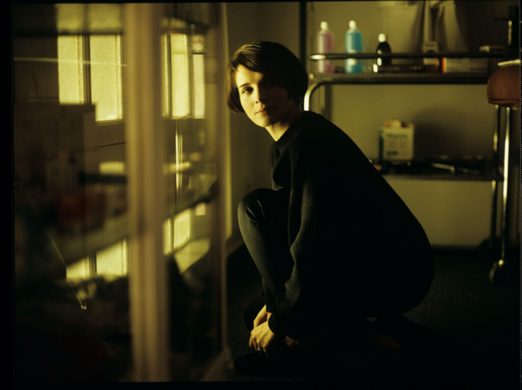 Julie (Juliette Binoche) after a doctor's visit.