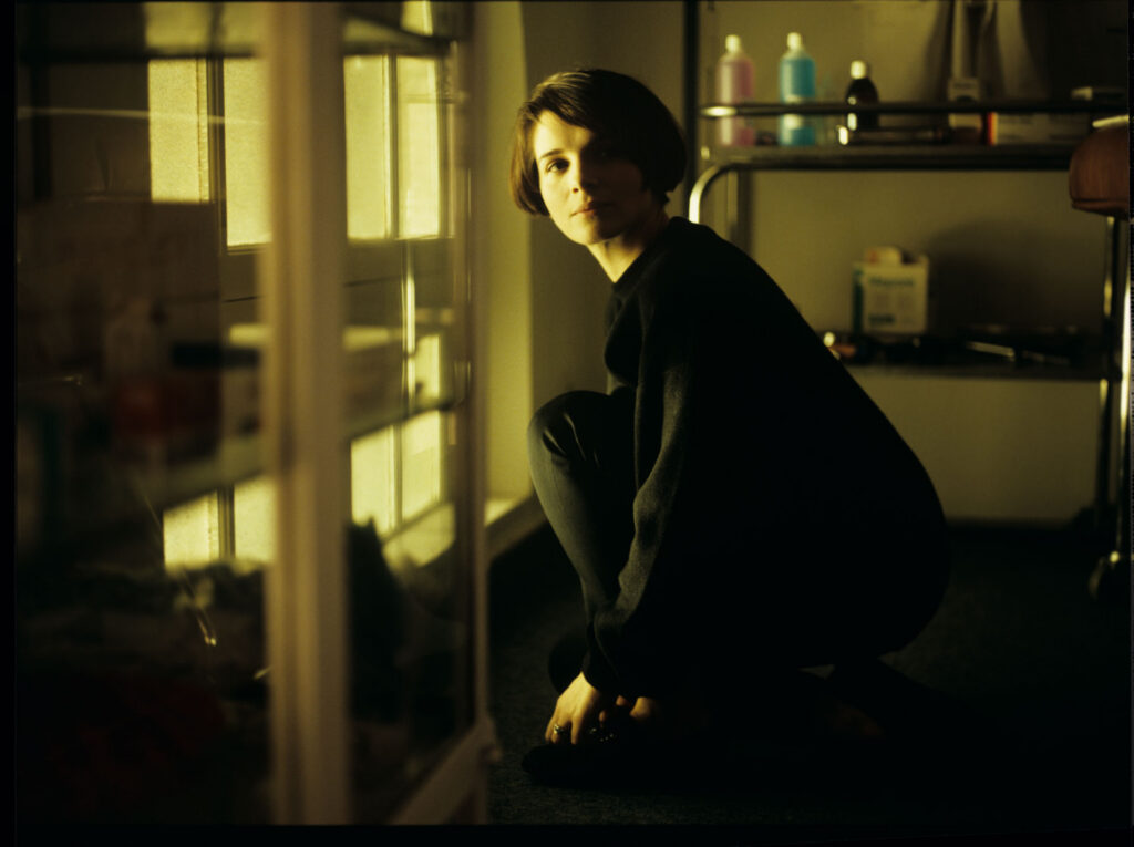 Julie (Juliette Binoche) after a doctor's visit.