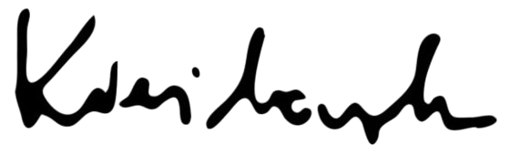 Logotyp bazujący na autentycznym podpisie Krzysztofa Kieślowskiego.